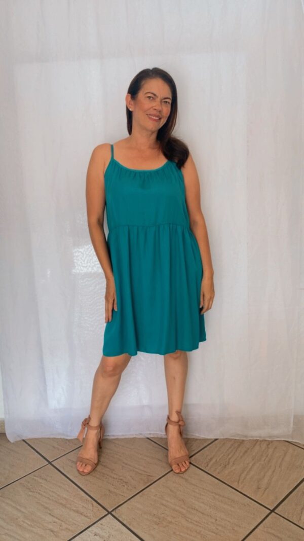 Vestido Curto Amplo(a) c/ Babado