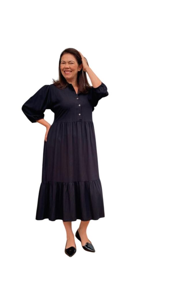 Vestido Midi Marias Preto - Image 2