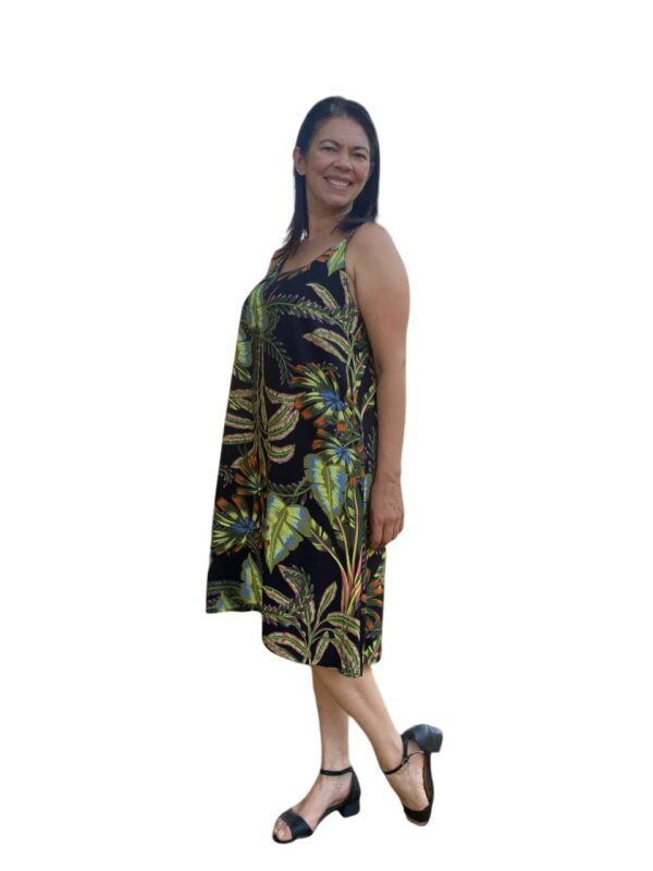 Vestido Midi Floral-Verde - Image 2