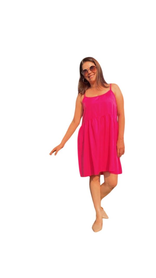 Vestido Curto Amplo(a)