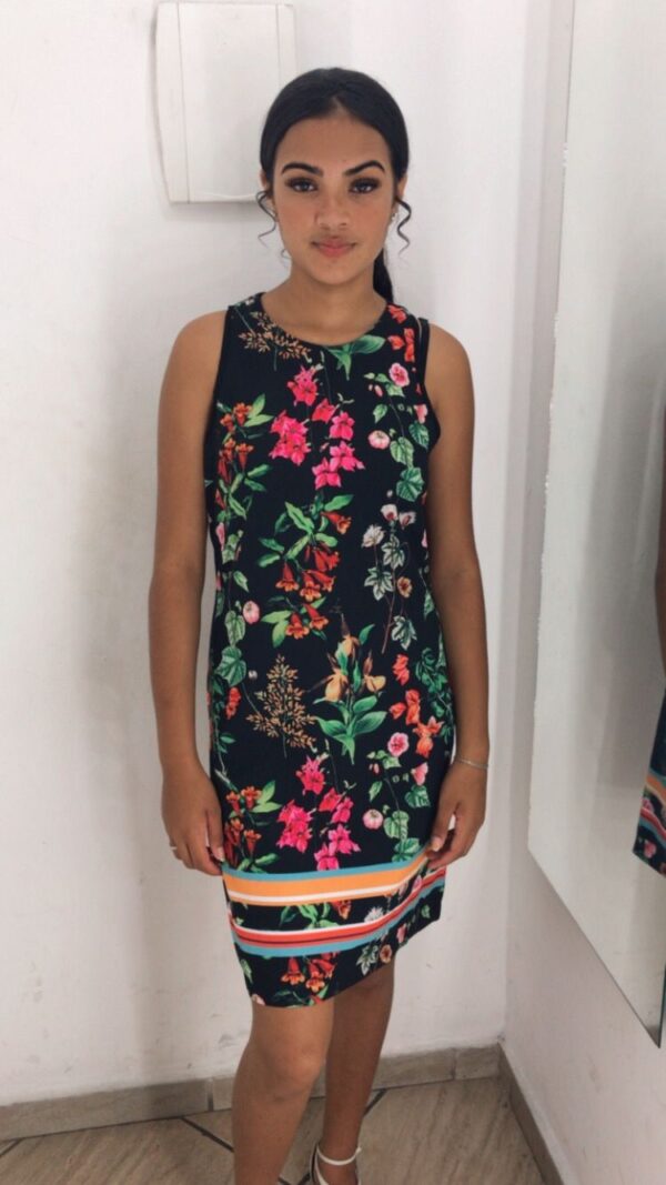 Vestido Floral Preto - Image 2