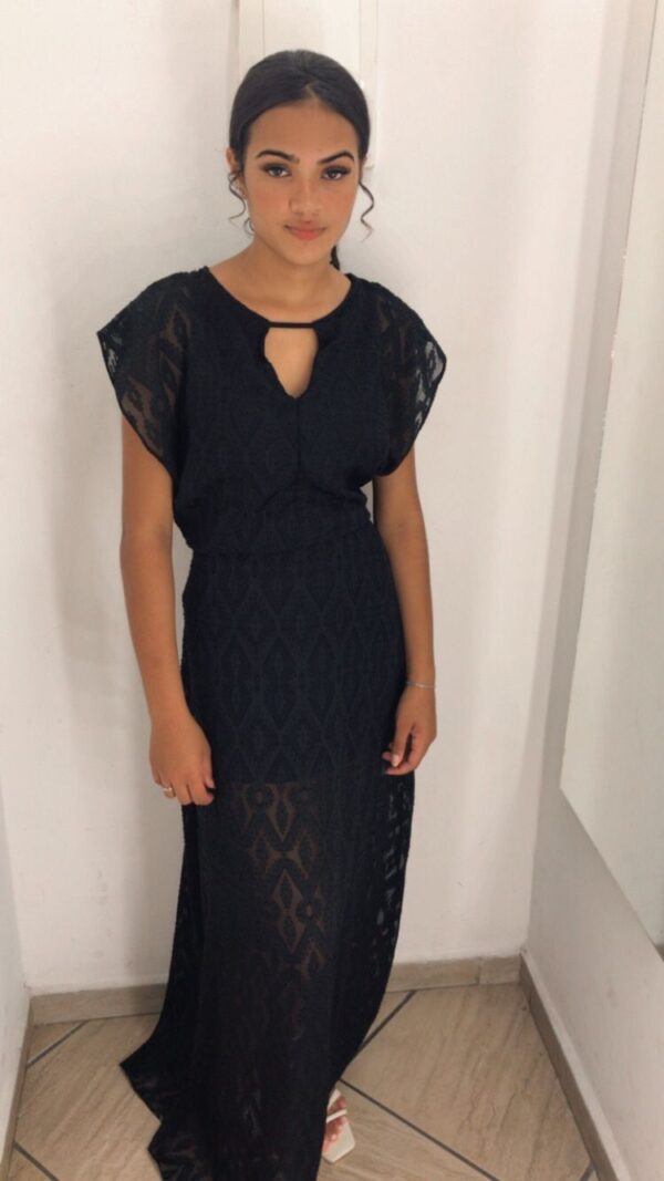 Vestido Preto Longo Renda - Image 2