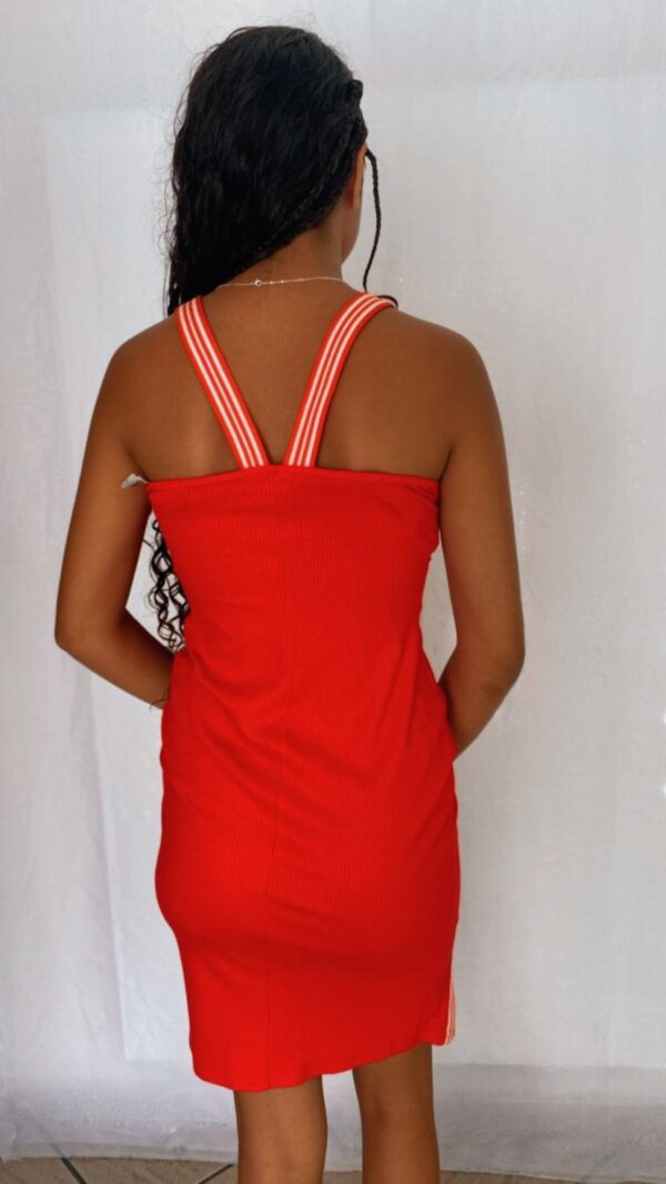 Vestido Canelado Alça de Faixa - Image 2