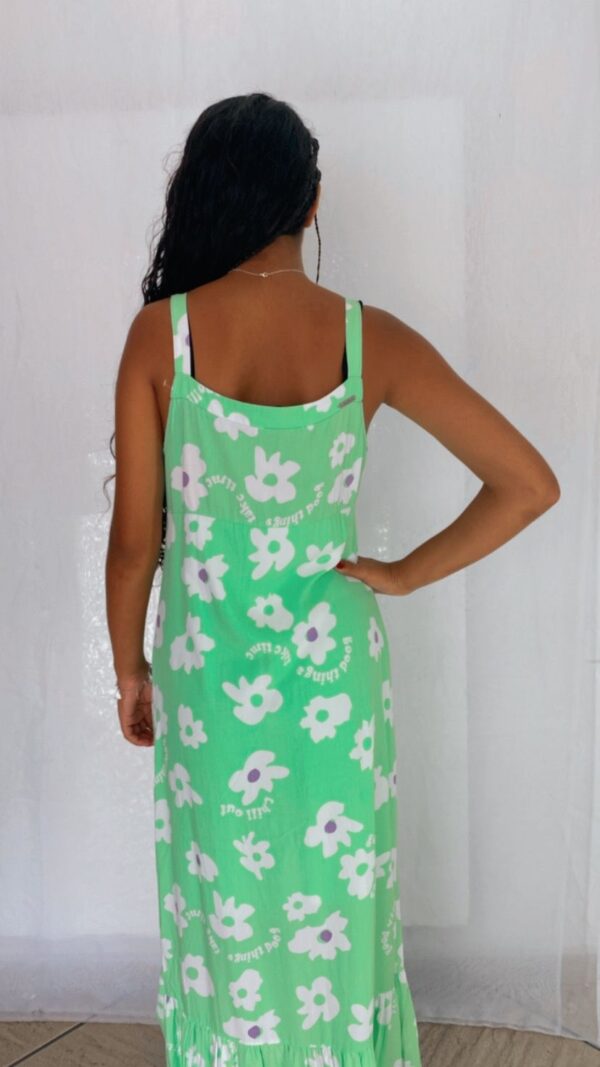 Vestido Longo(a) Alça Fina Floral - Image 3