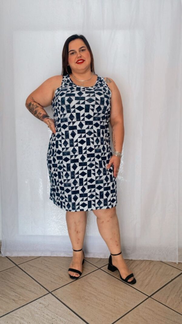 Vestido Regata Malha Estampa