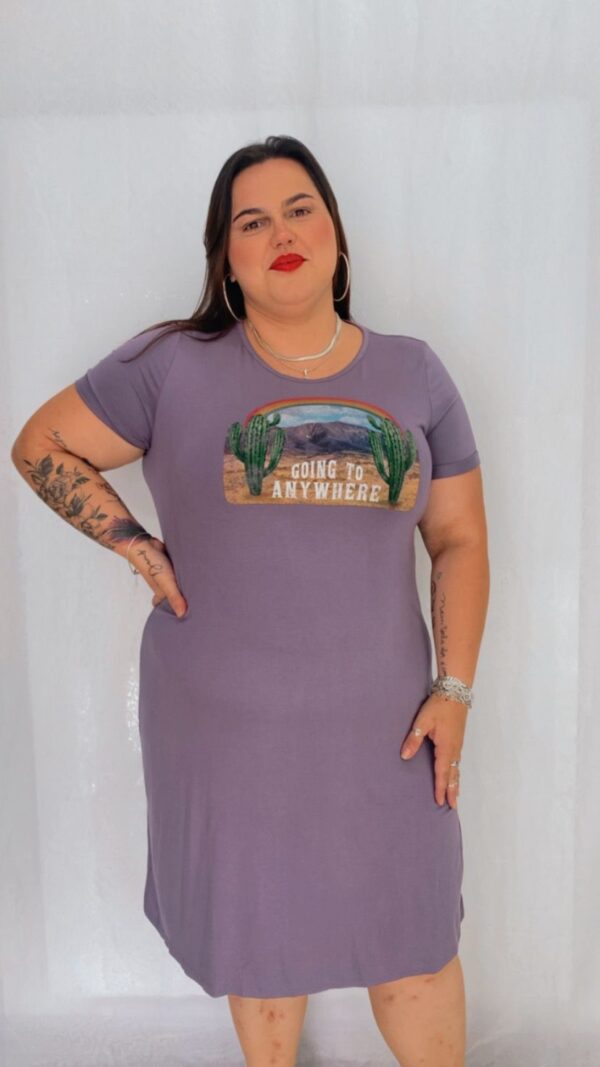 Vestido Malha Estampa Caquito - Image 2
