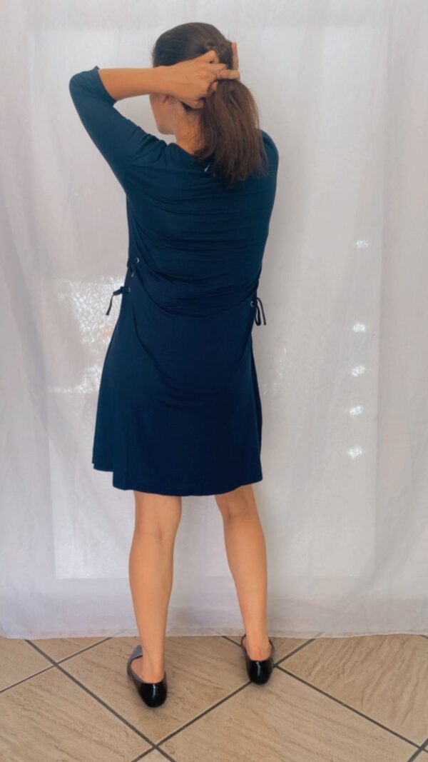 Vestido Midi Viscolicra Liso - Image 3