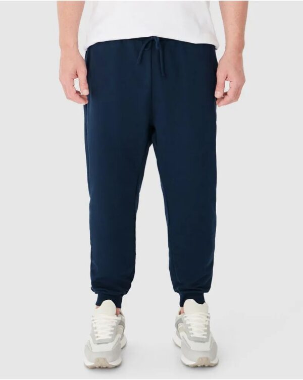 Calça básica masculina Jogger em moletom sem flanela